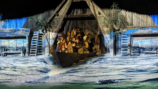 The Lost Colony play in the   Outer Banks, NC