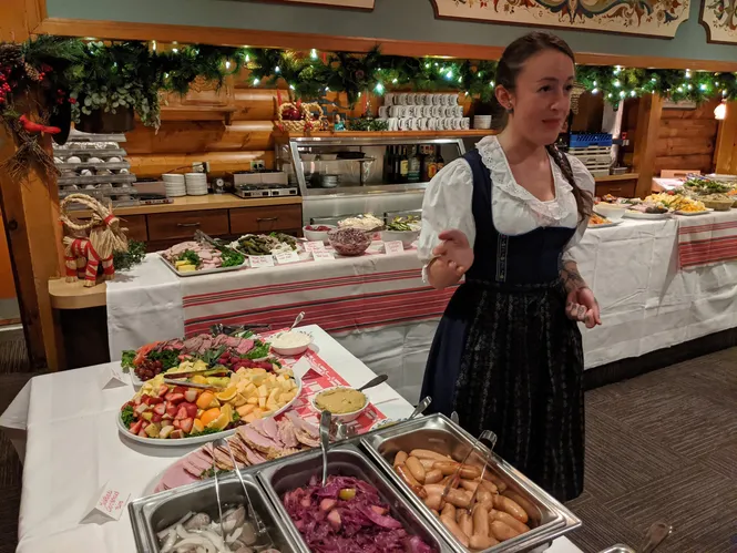 Swedish Julbord at Al Johnson's Swedish Restaurant & Butik in Door County, WI