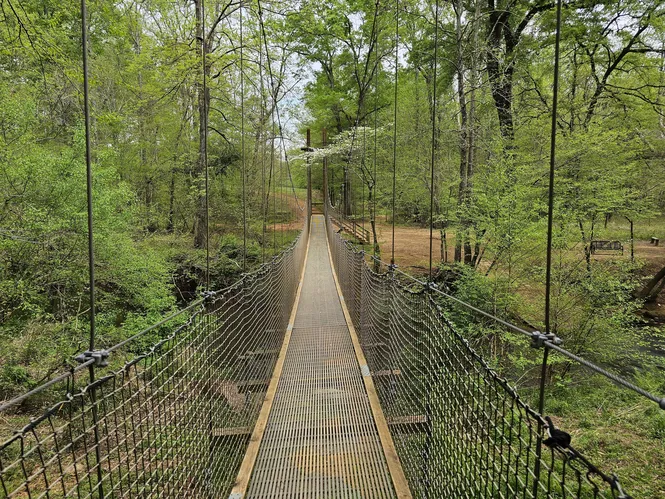 Bridge at Anne Springs Close Greenway in York County, SC