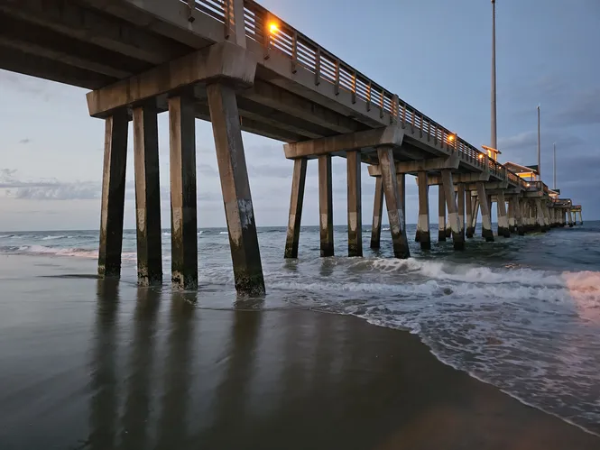 Jennette's Pier in the Outer Banks, NC